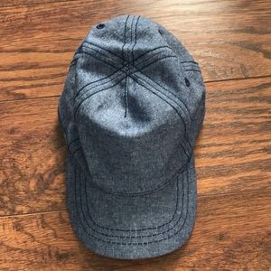 Baby boy chambray baseball cap